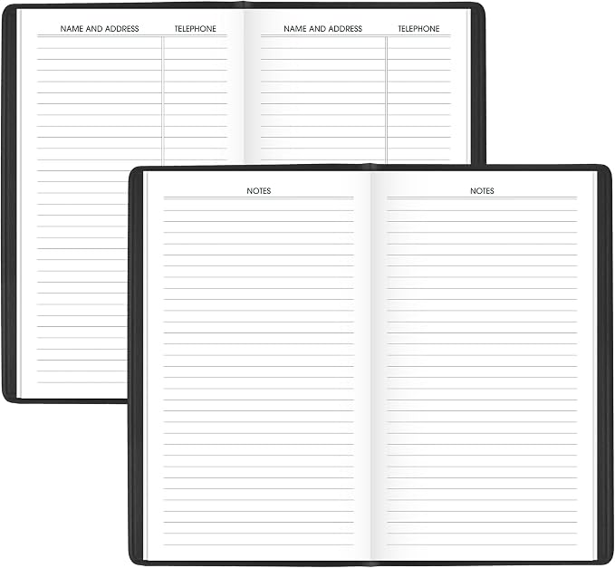 AT-A-GLANCE 2027-2028 Planner, 2-Year Monthly Planner, 3.5" x 6", Pocket Size, Unruled Daily Blocks, Black (700240527)