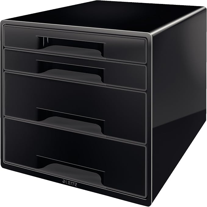 Leitz Wow Desk Accessories Shelf Package Black White (Shelf Package, Black)
