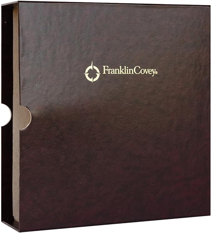 FranklinCovey - Storage Sleeve for FranklinCovey Planners | Protect Past and Future Planner Pages (Monarch, Burgundy)