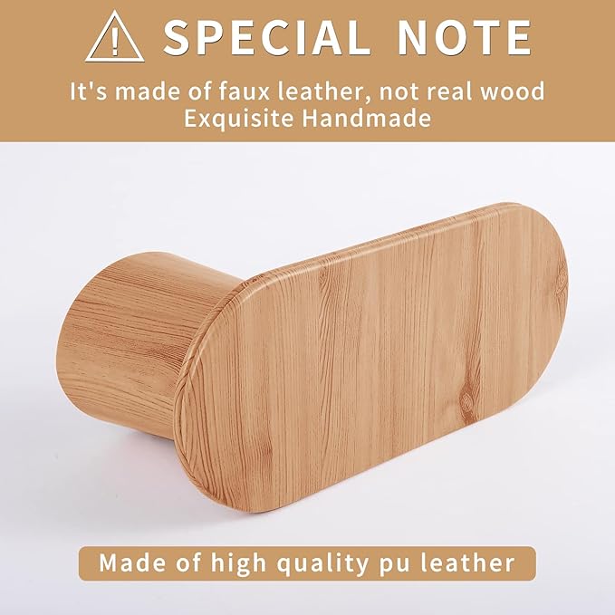Fashion PU Leather Pen Holder Office Supplies Desk Organizer Storage Box,Desktop Caddy Organizers & Business Cards Holder,Pencil Holders(Apricot Faux Leather)