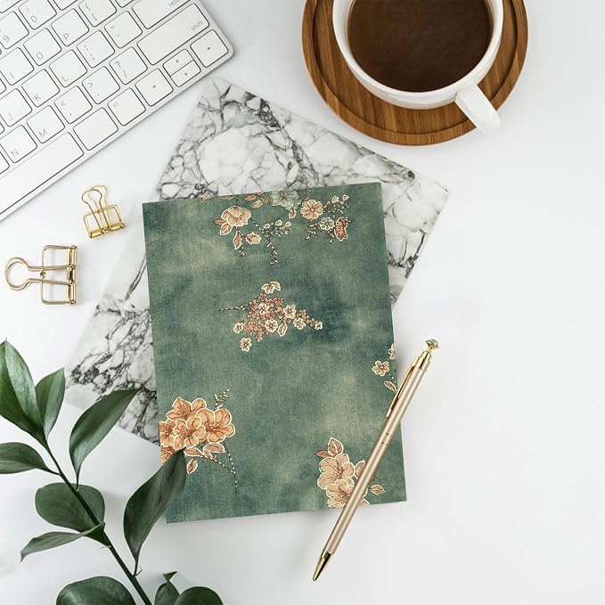 ASTIMESA Book Sleeve Covers for Paperback, A5 8.46 x 5.8 Inch Fabric Book Cover Protector, Adjustable Book Protector Case Pad for Hardcover Softcover Novels Protection (Spring Flora, 8.46 x 5.8)