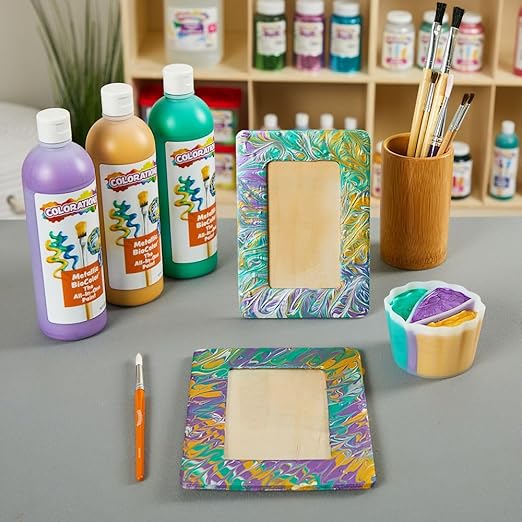 BioColor Paint, Metallic Colors, 16 oz. - Set of 6 (Item # MBIOSET)