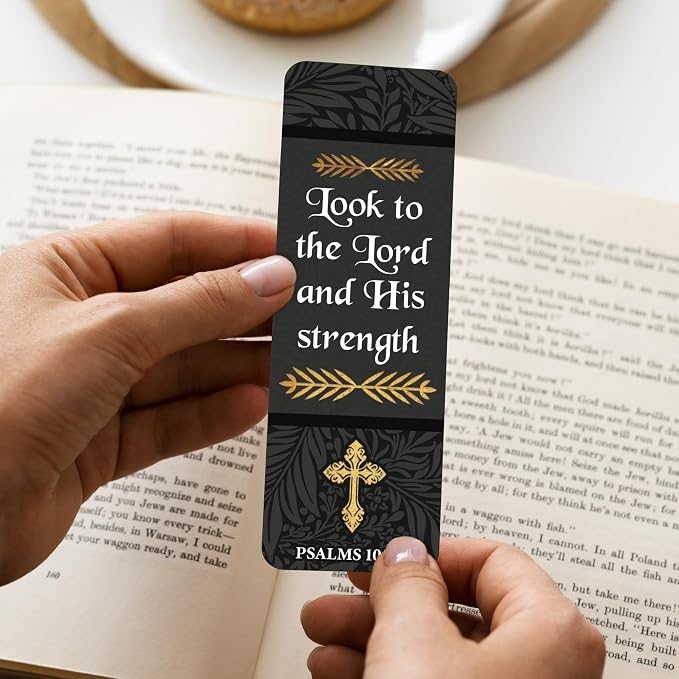96 Bible Bookmark Pack with Bible Verses – Multiple Designs – Inspirational Christian Bookmarks for Women & Men – Bible Book Markers for Classroom, Bible Study, Church Supplies