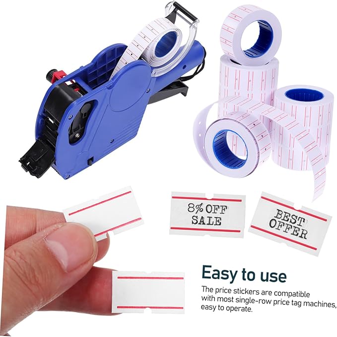 Angoily 10rolls Self-Adhesive Price Labels Sticker for Retail Stickers Effortless Labeling for Shops