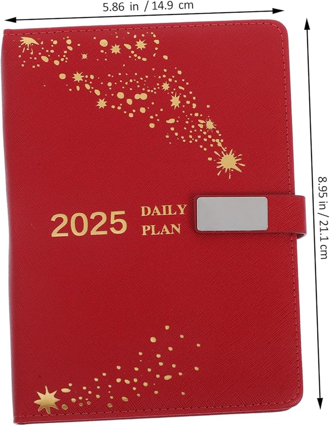 KALLORY Daily Planner with Tabs Monthly Calendar for Students Professionals Thick Paper Stylish Design Important Notes Section Management Tool