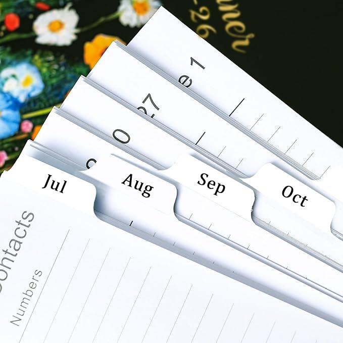 2025-2026 Planner - 2025-2026 Planner Weekly and Monthly, July 2025-June 2026 planners, Large Weekly Monthly Planners, 8.5''x11, with 12 Tabs, Flexible Cover