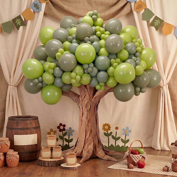 DIY Gaint Balloons 3D Tree Classroom Bulletin Board Set Large Kraft Craft Cardboard Tree for Room Wall Jungle Safari Party Boho Arch Backdrop Chalkboard School Baby Shower Party Decor