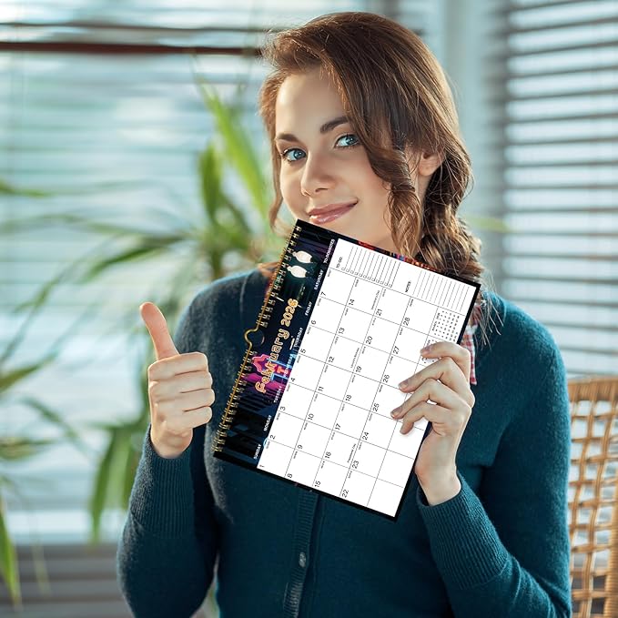 2026-2027 Wall Calendar - Includes January 2026 to June 2027, 18-Month Paper Wall Calendar 11 x 8.5 Inches.Thick Paper with Julian Dates and Block for New Year and Christmas Holidays To-dos ＆ Notes (E)