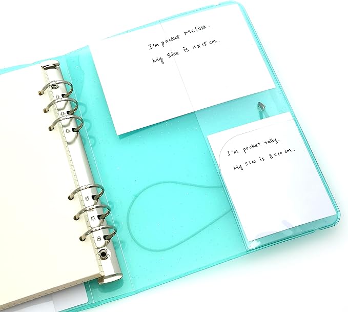 A5 PP Binder with Pages & Binder Pocket Set, White