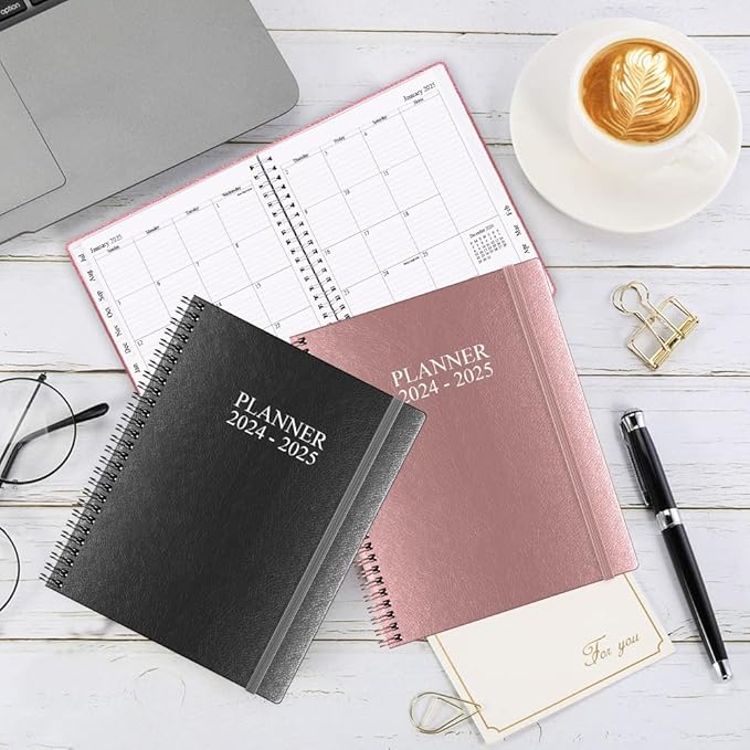2024-2025 Planner - 2024-2025 Weekly & Monthly Planner from July 2024 - June 2025, Perfect to Organize Your Daily Life, 8.5" x 11", Rose