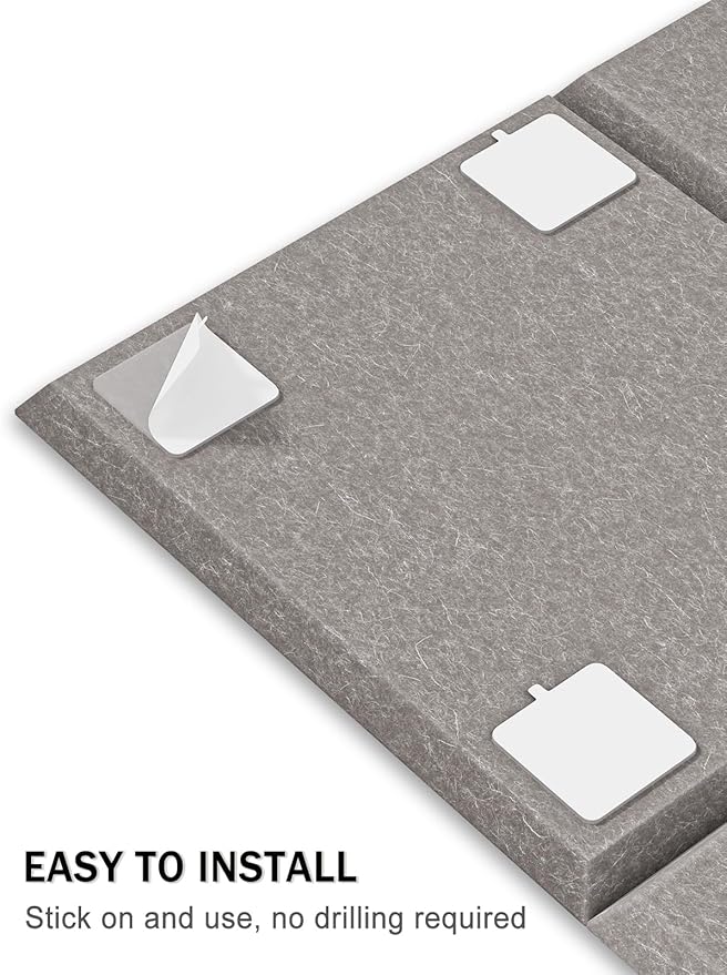 Hsurbtra Cork Board for Wall 24 x 18 Inch, 6 Pack Felt Bulletin Notice Board with Pushpins for Office Home School Farmhouse Wall Decor, Khaki