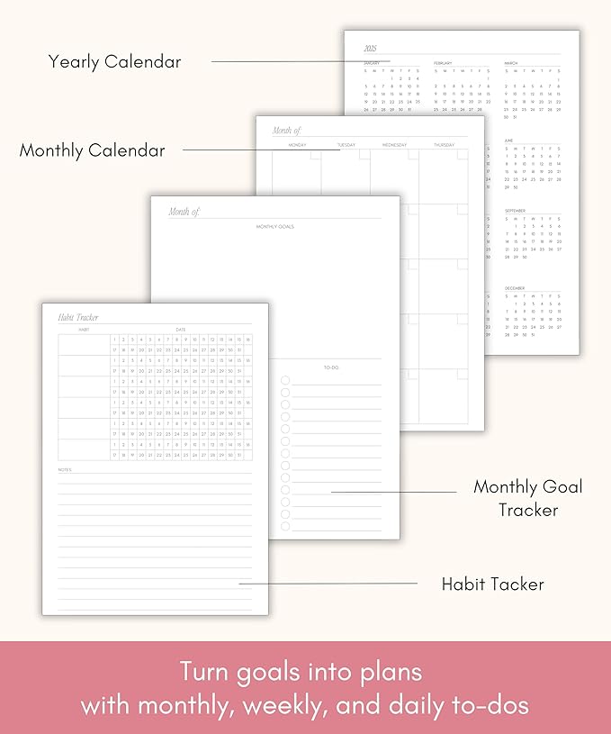 Lamare Academic Planner 2026 College Essentials – Undated Weekly College Student Planner for Homeschool, High School, College & Nursing Students