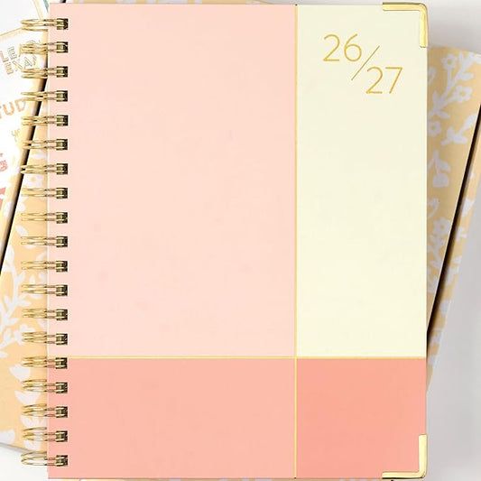 PPP Work Planner 2026-2027 | 12-Month Weekly Calendar (Start Monday) | Vertical Weekly Layout | Monthly Review Pages | Budgeting & Goal Tracker Pages | Customizable Checklists for Routines & Daily Goals
