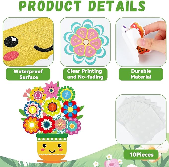 Spring Christian Flower Bulletin Board Decorations Set Religious Easter Bulletin Board with Flower Butterfly Cutouts Jesus Brings New Life Craft for Party School Classroom Home Wall
