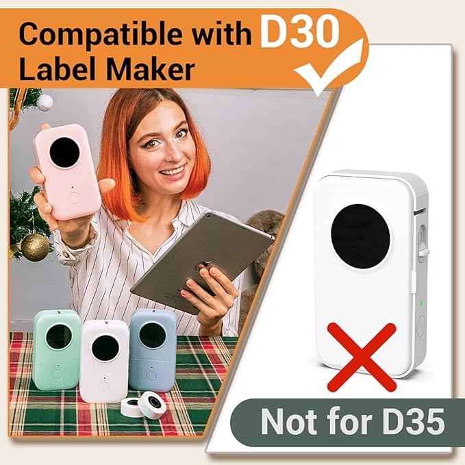 D30 Label - Compatible with Memoking/Phomemo D30 Label Maker, 12x30mm Waterproof Thermal Tape, Light Green/Green/Dark Green Sticker Machine Label, 3 Rolls