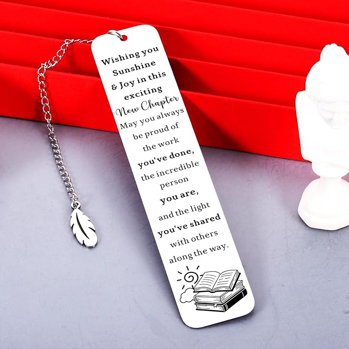 Administrative Professional Day Gifts Bookmark for Women, Retirement Gift for Woman, Farewell Moving Away Gifts for Coworker Friends, Self Care Divorce Breakup Get Well Gift for Women