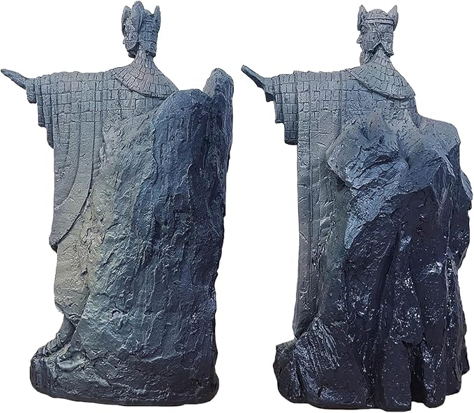 Lord of The Rings Bookends, Resin Decorated Bookshelf, 9.8 Inch Lord of The Rings Gifts Book Ends Non-Slip Book Divider for Library Office Home Study