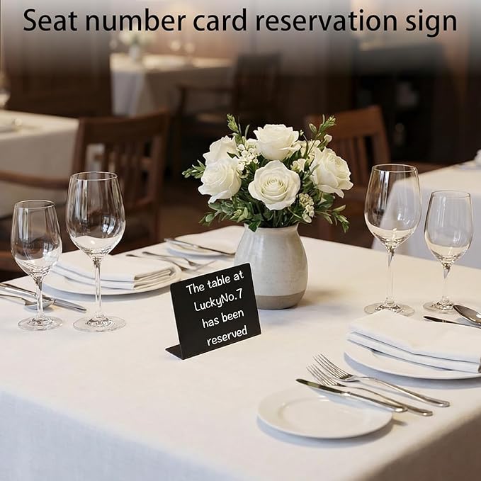 10cm x 7.6cm Mini Erasable Blackboard Food Labels for Party Buffet & Party, Reusable Food Signs for Buffet, Suitable for Supermarkets, Bakeries, Cafes (12pcs)