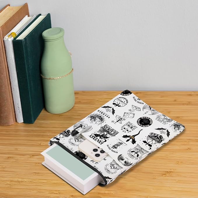 Fantasy Novel Dragon Book Sleeve Books Lovers Gifts Bookish Gifts for Readers Librarian Teacher Mothers Day Graduation Birthday Gift