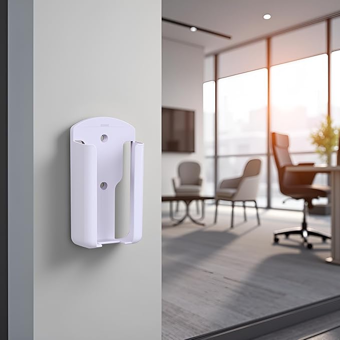 White Air Conditioning Controller Stand,Remote Control Holder Rack,Organizer Self Adhesive Media Storage Box,Case Free Stand,Applied to School,Office and Homes,Air Conditioner Parts and Accessories