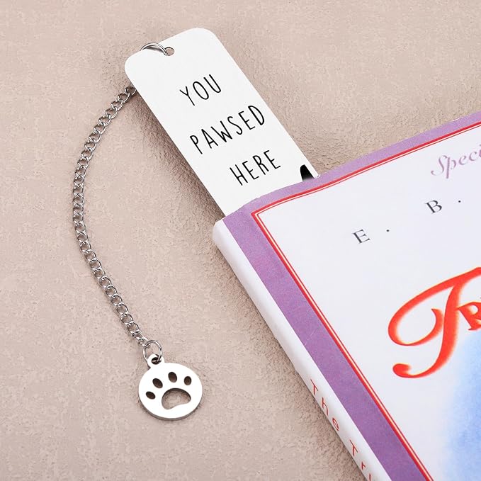 Cat Gifts for Women, Cat Lover Gifts Bookmark for Girls Boys Reader, Father's Day Dad Gift from Cats, Cute Bookmarks Birthday Graduation Gift for Cats Mom Book Lovers, Bookish Gift Reading Accessories