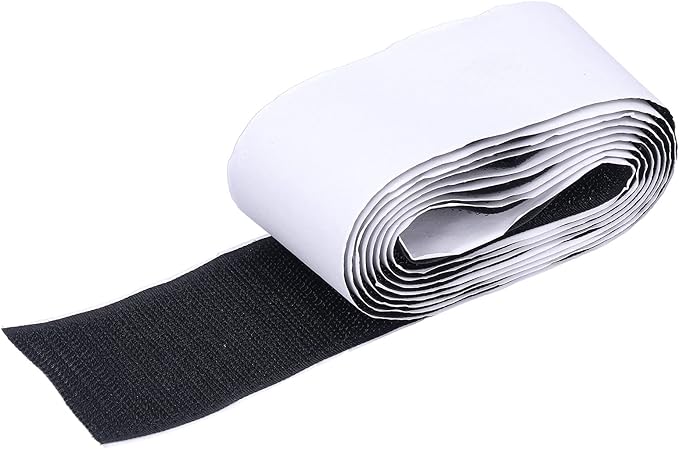 Guitar Effect Pedal Mounting Tape Strong Adhesive Nylon Tape Secure Fastening for Guitar Pedal Board 5cm x 2meters Rough Hook Surface (Gradient Surface)