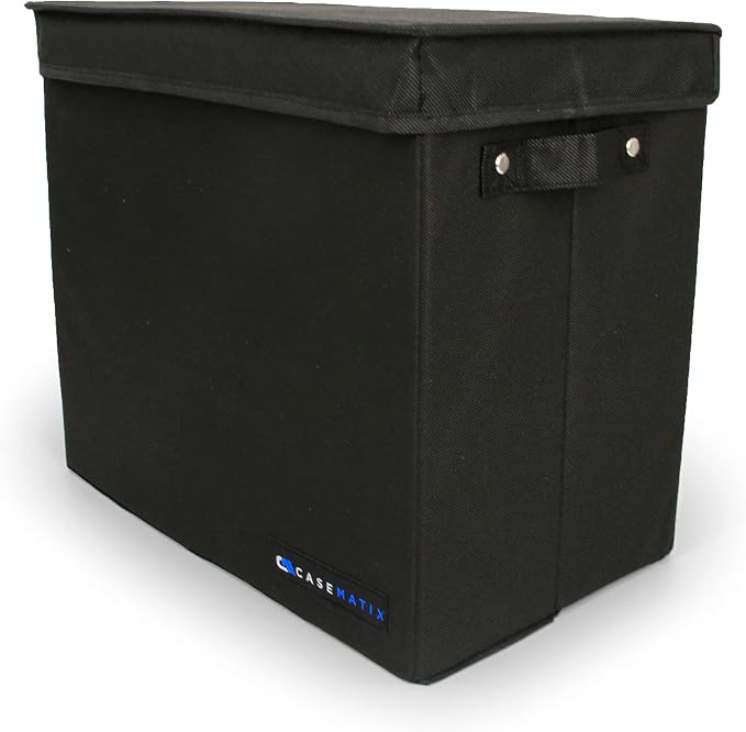 CASEMATIX Graded Comic Book Storage Case Fits up to 28 CGC Graded Comics, Lightweight Comic Book Bin with Three Removable Comic Book Box Partitions