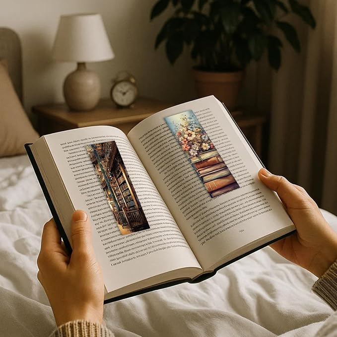 100 Pcs Vintage Book Bulk Bookmark, Retro Floral Books Aesthetic Bulk Paper Bookmarks for Reading Lovers, Cottagecore Paper Bookmark Gift for Kids Girls Teachers Students