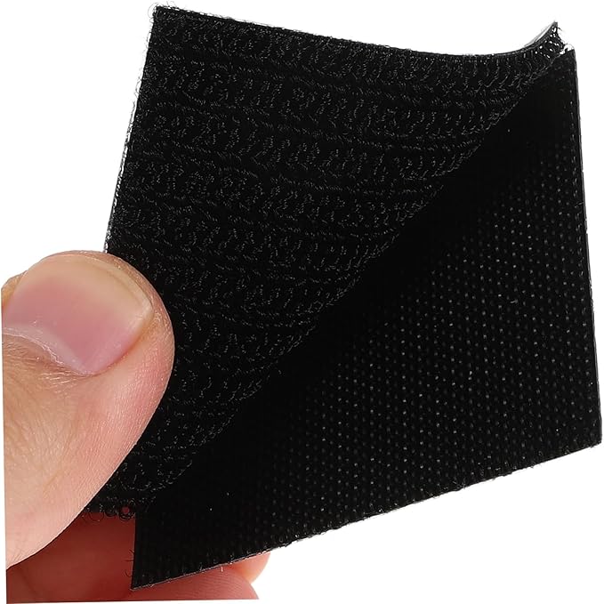 CHILDWEET 20pcs Automobile Double Sided Self-Adhesive Tape Hook and Loop Fasteners for Mats Car Tape Easy Installation