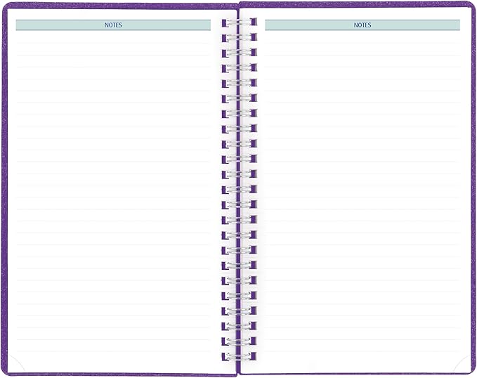 Blueline® 2026 Timanager® DuraFlex 5-Day Weekly/Monthly Planner, 13 Months, December 2025 to December 2026, Poly Cover, 9.0625" x 5.875", Purple (C5910V.86T-26)