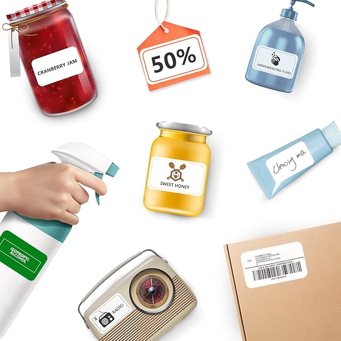2"×4" Shipping Labels 300 Labels Sticker Paper for Laser/Ink Jet Printer mailing Labels 8.5"×11" White 10 per Sheet