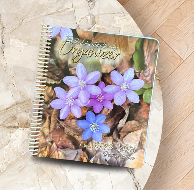 Daily Organizer Jewish Monthly Planner 16 Month Calendar Spiral Desktop Edition Packed with a Full Color Glossy Hebrew Calendar