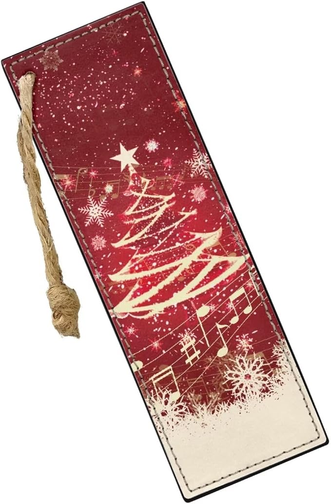 Bookmarks for Women Teacher Teal Christmas Tree Bookmarks for Women Readers Book Lovers Page Markers for Students Teachers
