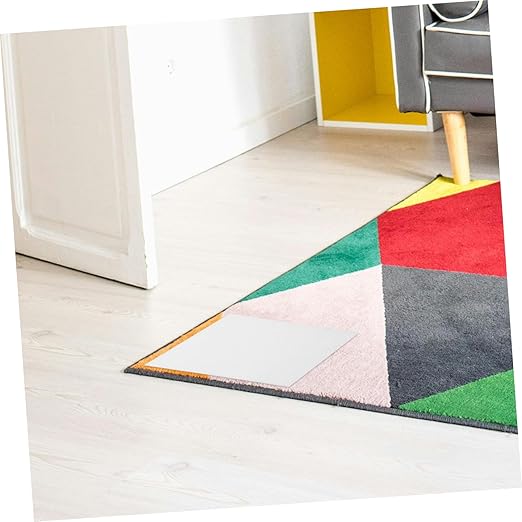 12pairs Self-Adhesive Hook and Strips and Versatile Tape for Home Carpets and Crafting Easy to Install White