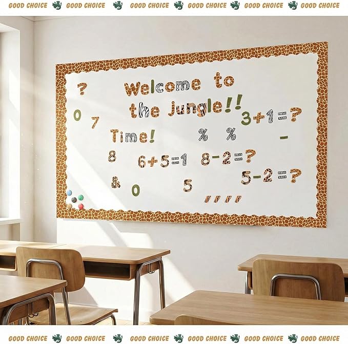221 Pcs Classroom Bulletin Board Letters Colorful Alphabet Cutouts Number and Punctuation Symbol Combo Letter Cutouts for Wall Chalkboard Poster Board Decor