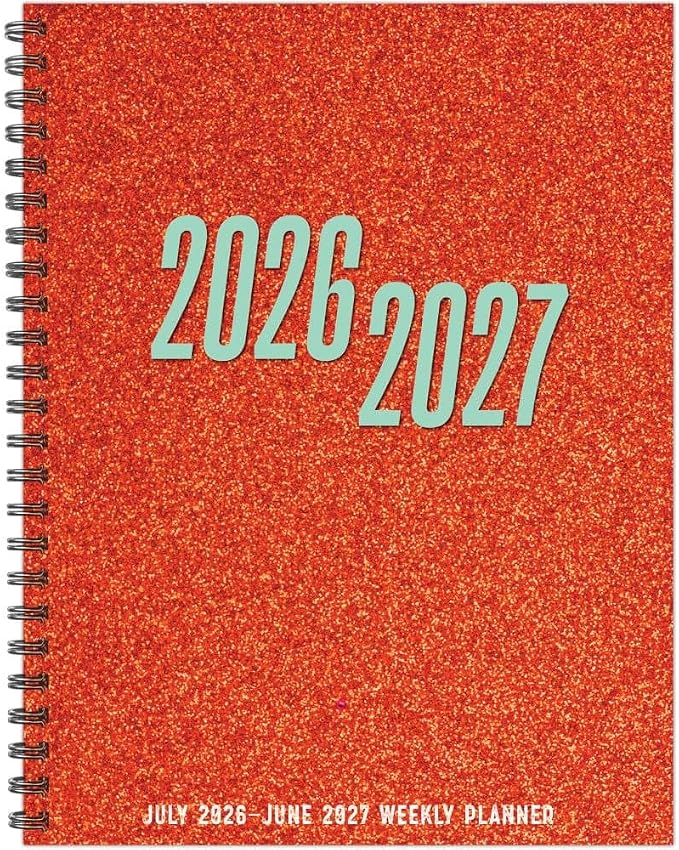 Willow Creek Press, Swifty Sparkle Orange Academic 2027 Planner