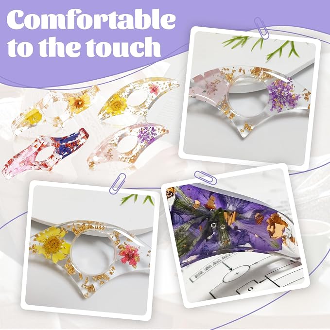 Thumb Book Page Holder 2PCS, Handmade Dried Flower Bookmark, Book Accessories for Reading Lovers, Unique Gifts for Book Lovers Teachers Students