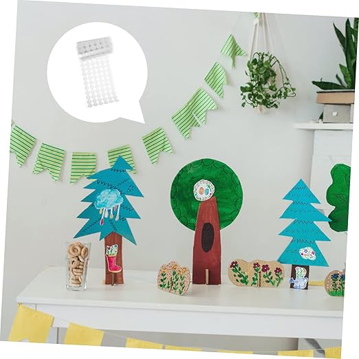 Lightweight Self Adhesive Dots Circle Stickers Adhesive Dots Tapes for Wall Door Window Decor