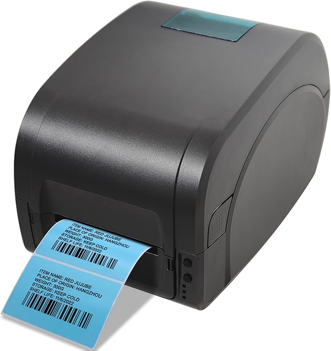 Hybsk 3x2 inch Color Direct Thermal Labels for Shipping, Barcodes, Address, Compatible with Rollo Label Printer & Zebra Desktop Printers (3"x2",Light Blue)
