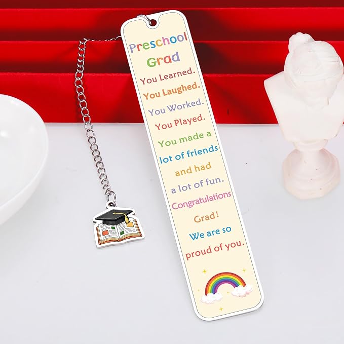 Preschool Graduation Gift for Kids, Pre School Graduation Gifts for Girls Boys, Bookmarks for Kids, Pre-k Kindergarten Graduations Supplies for Son Daughter, Graduation Gifts for Preschoolers