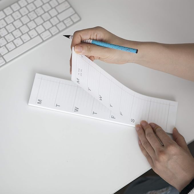 JSTORY Sticky Planner Adhesive Paper Note Columnar Scheduler Organizer To-do One Size Vertical