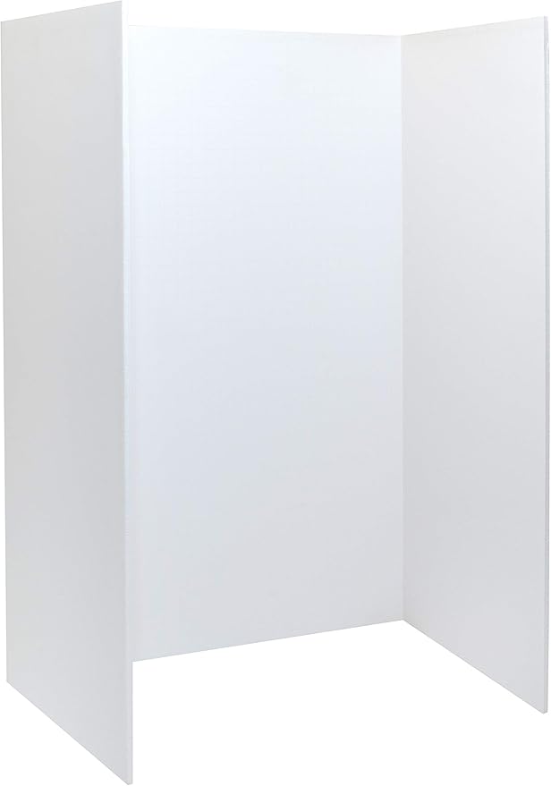 Ghostline® Foam Presentation Board, White, 1/2" Faint Grid 28" x 22", 5 Boards