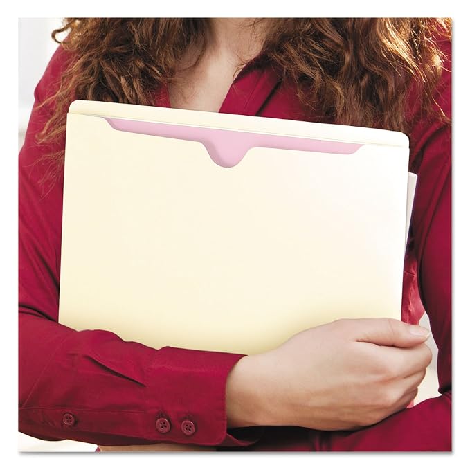 Smead File Jacket, Reinforced Straight-Cut Tab, Flat-No Expansion, Legal Size, Manila, 100 per Box (76500)
