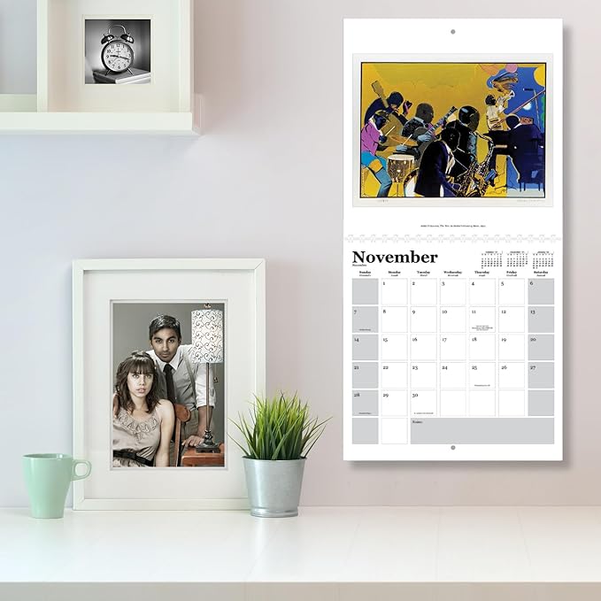 Harlem Renaissance- 2026 Wall Calendar 12” x 12”- Black Art, Culture and History- Printed on FSC Certified Cardstock Paper- Monthly Organizer for Home and Office