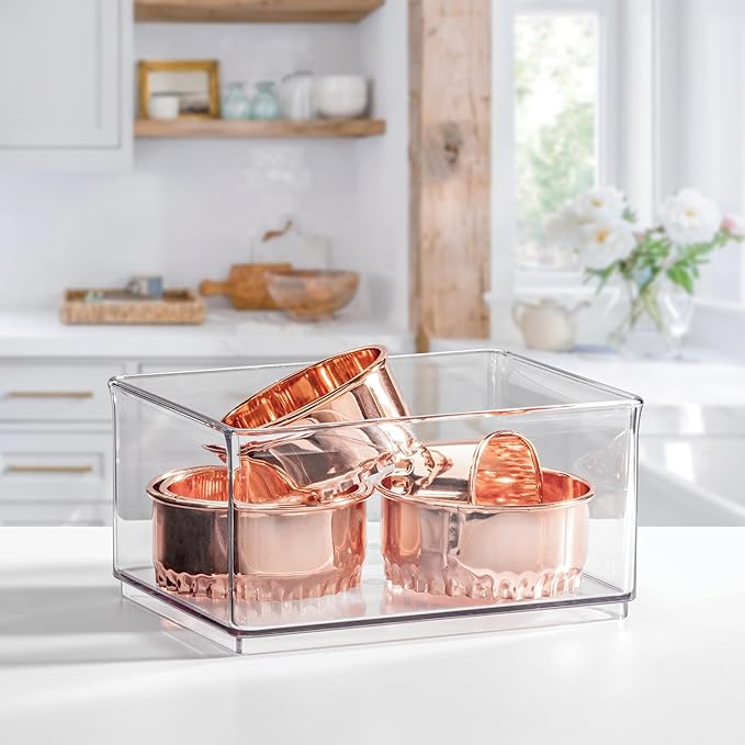 The Home Edit by iDesign Medium Shallow Organizer Bin - Clear
