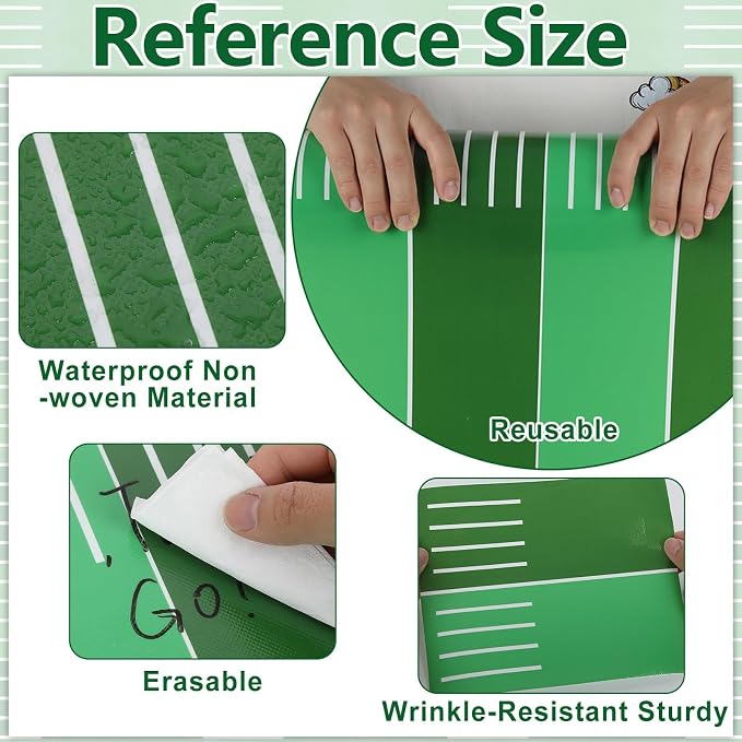 Football Bulletin Board Roll Reusable Waterproof Erasable Sport Theme Non-Woven Fabric Bulletin Board Roll Background Poster for Game Day Party Home Classroom Decor Wrapping DIY Crafts 15.7" x 20ft