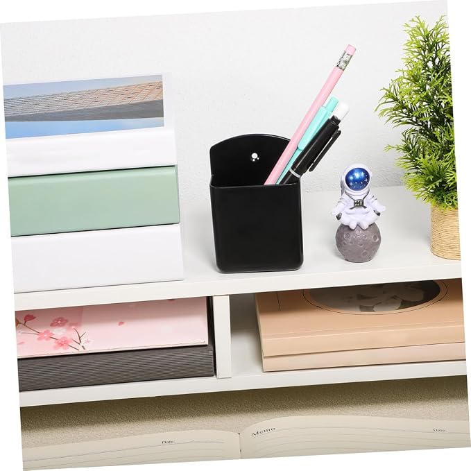 PartyKindom Wall-Mounted Remote Control Holder 3-Pack - Space-Saving Wall Hanging Storage Box for Tv Remotes Pens and Small Items - Organizer for Bedroom Rv Office