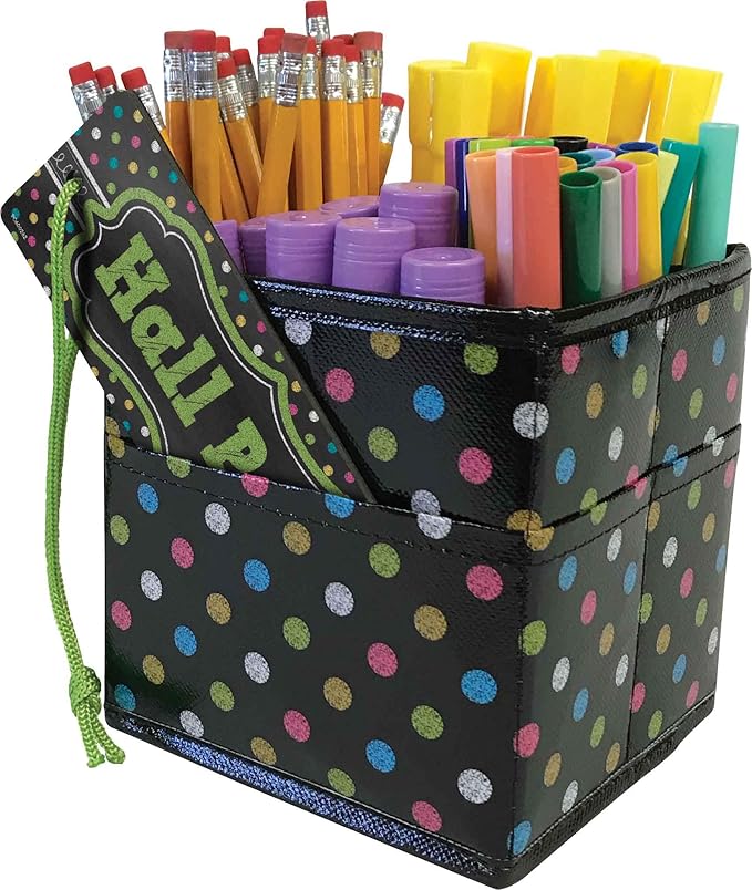 Teacher Created Resources Chalkboard Brights Desktop Organizer (TCR20372)