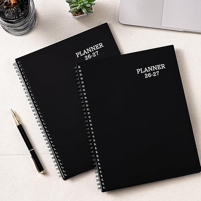 Planner 2026-2027 - Jul 2026 - Jun 2027, 9" x 11" Academic Planner, Weekly Monthly Planner 2026-2027, Twin-Wire Binding, Colorful Monthly Tabs, Enterprise