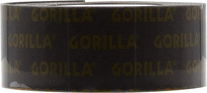 Gorilla - Heavy Duty Double Sided Mounting Tape; Weatherproof; 1" x 60"; Black; (Pack of 3)